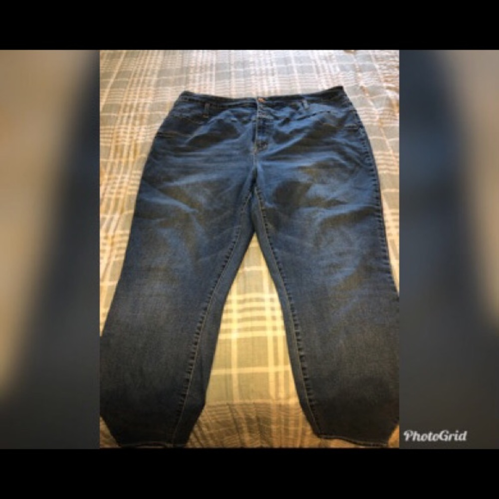 Plus size High waisted skinny jeans